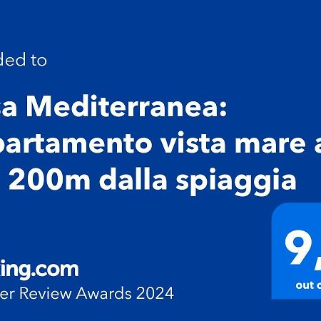 Casa Mediterranea: Appartamento Vista Mare A Soli 200M Dalla Spiaggia Sperlonga Exterior photo